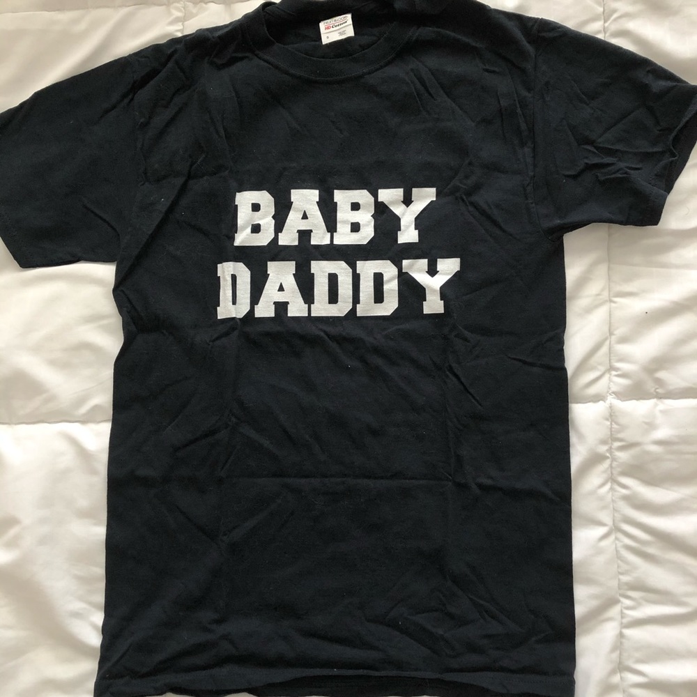 Baby Reveal Daddy Black T-Shirt